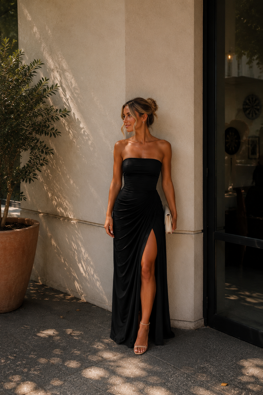 Cyra Maxi Dress in Black | Formal Dress Hire Adelaide