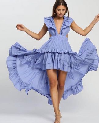 Magali Pascal - Botanic Dress - Iris Blue/Purple