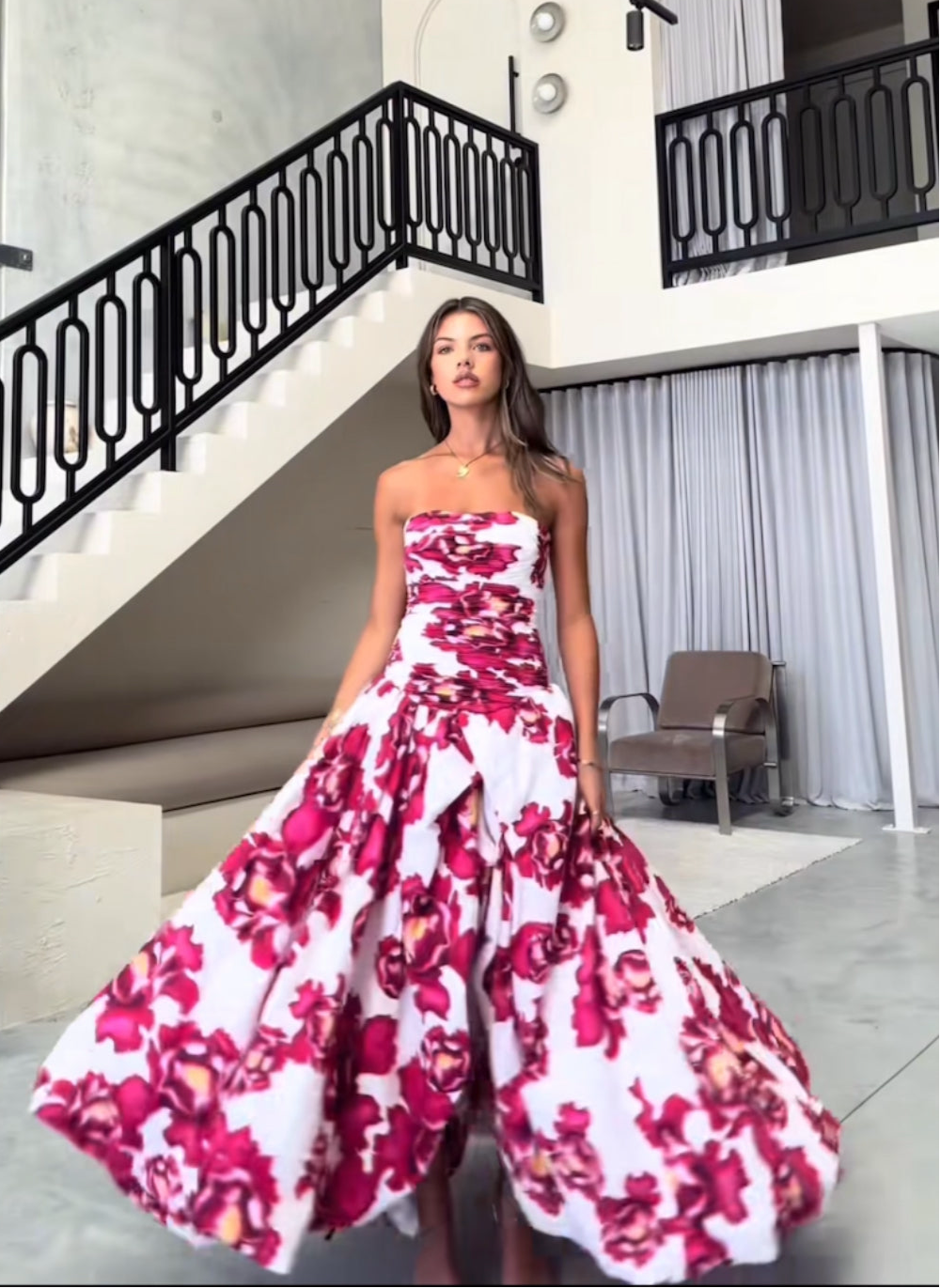 AJE — Bubblehem Maxi Dress in Pink Floral