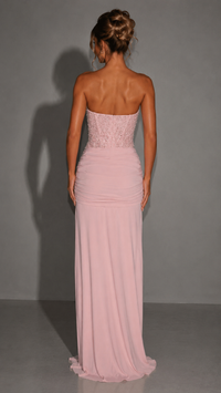 Carina Maxi Dress in Blush | Formal Dress Hire Adelaide