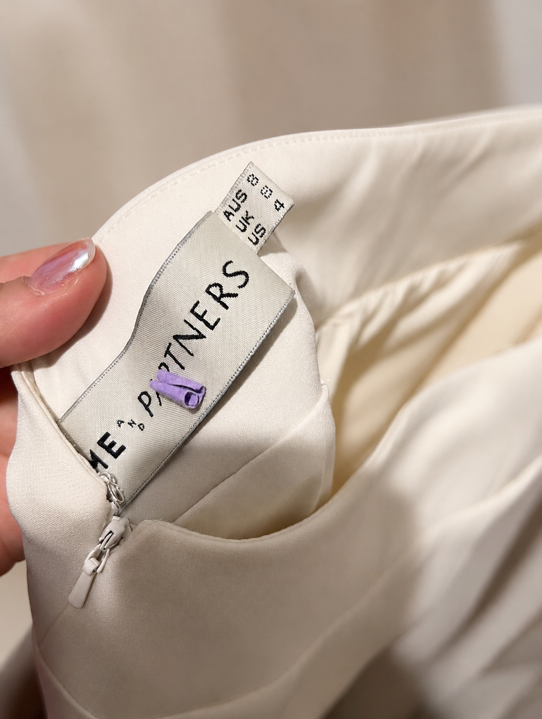Fame & Partners Firedust Gown in Ivory | Formal Dress For Sale Or Hire ($380rrp)