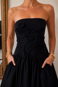 ✨ SHEIKE — Maya Gown in Black | Formal & Event Hire
