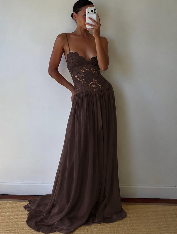 Hansen & Gretel Stephanie Maxi Dress in Cedar | Formal Dress Hire Adelaide