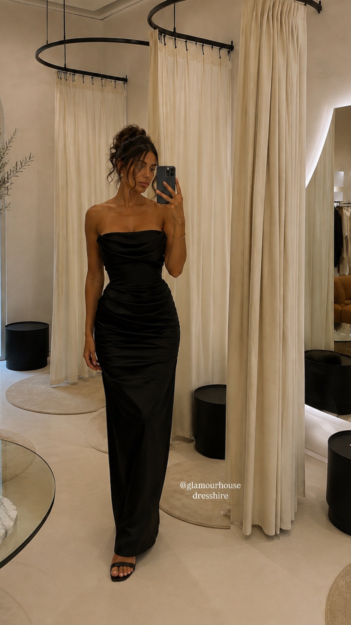 House Of CB - Adrienne Corset Dress - Black