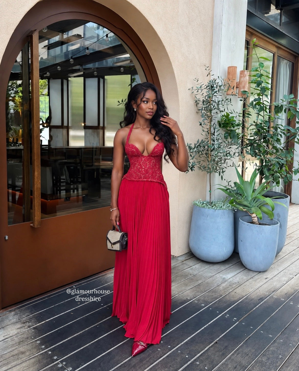 Fenity Gaia Gown | Red | Formal Dress Hire Adelaide
