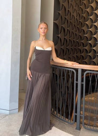 She Is Olla - Nicolette Maxi - Espresso