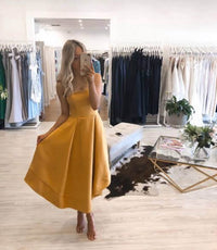 Cmeo - Making Waves Dress - Yellow