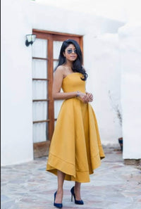 Cmeo - Making Waves Dress - Yellow