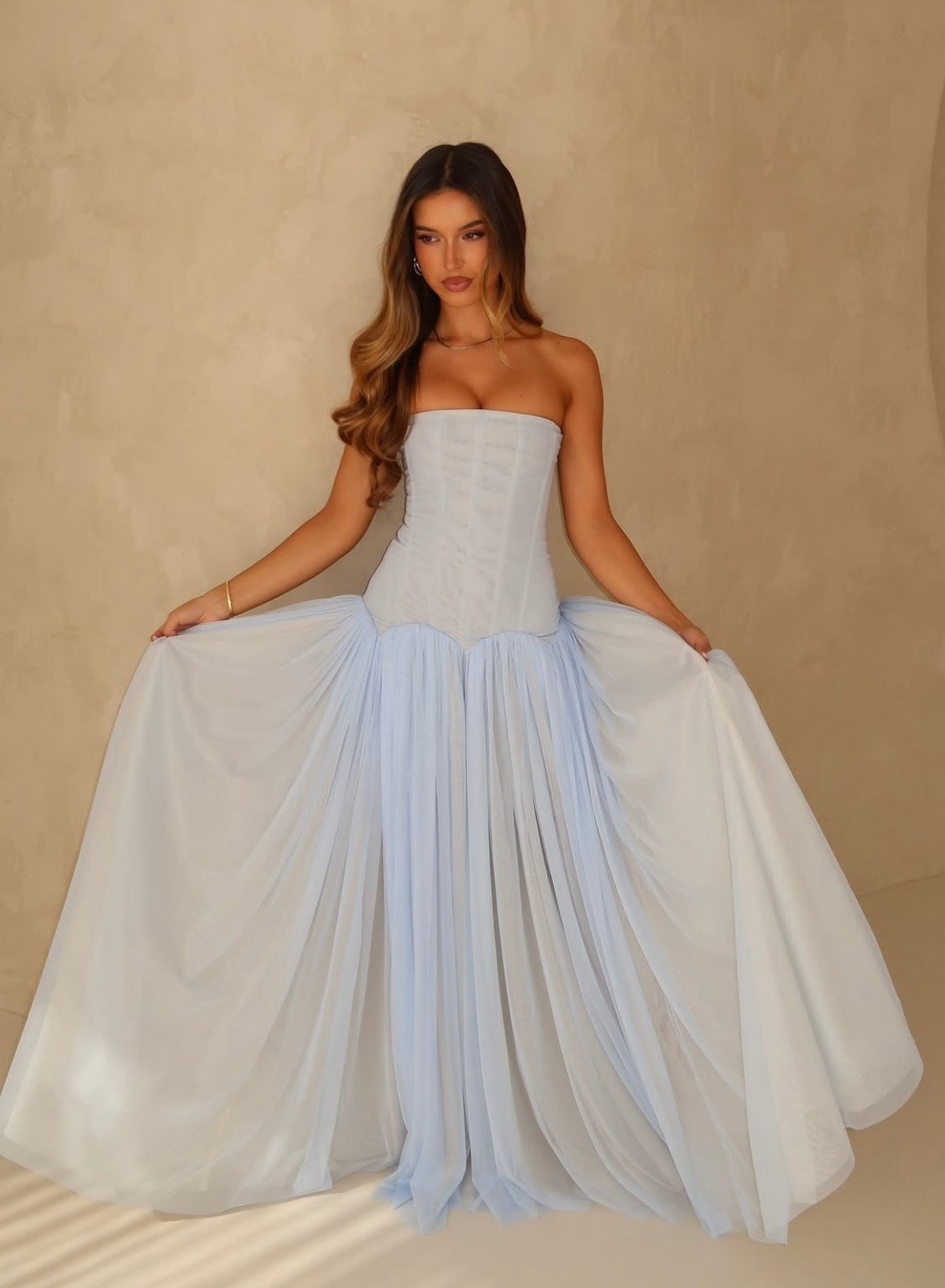 Magic Muse Maxi Dress in Blue | Formal Dress Hire Adelaide