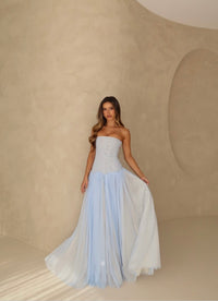 Magic Muse Maxi Dress in Blue | Formal Dress Hire Adelaide