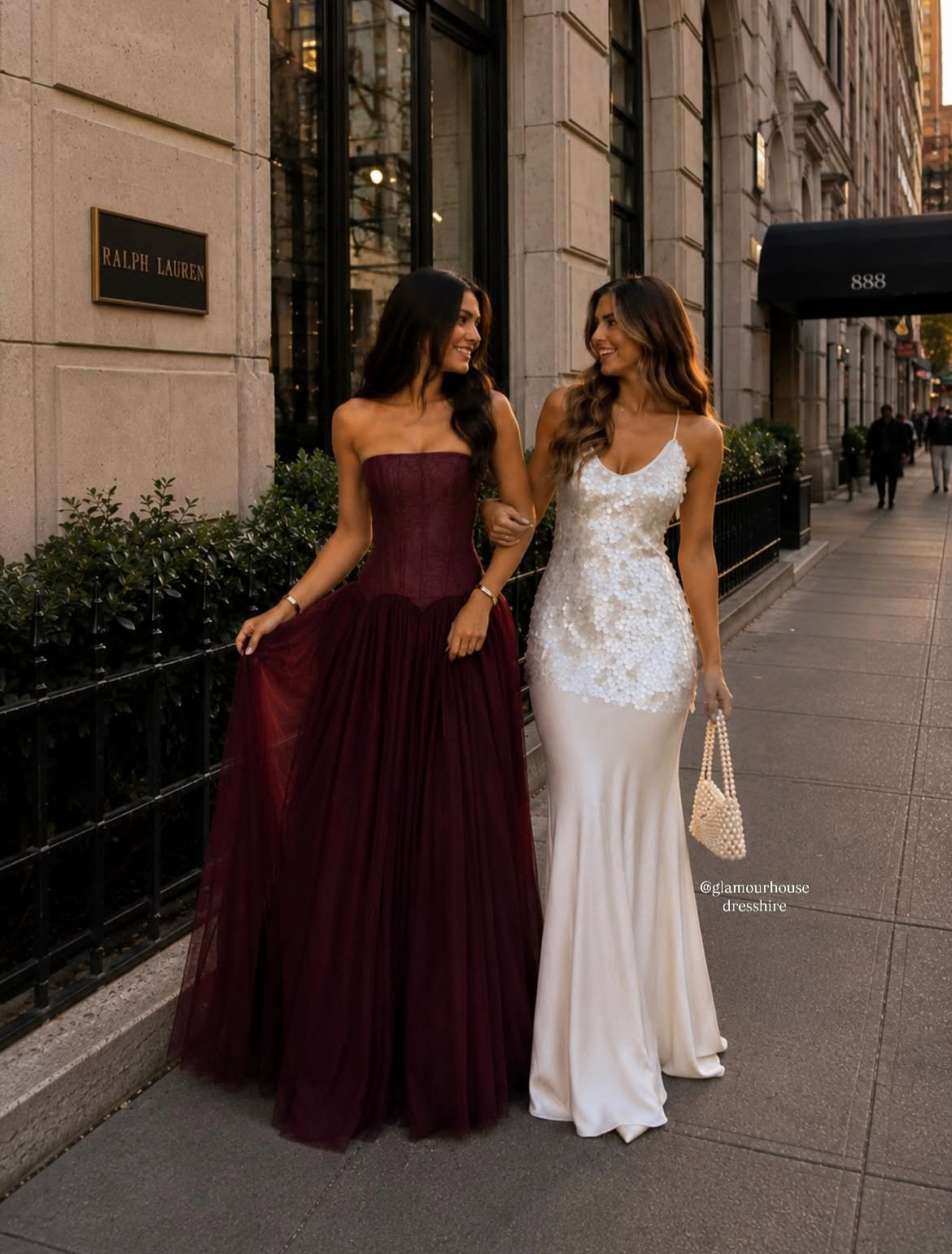 The Celeste Dress | White Sequin Formal Dress Hire Adelaide