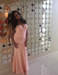 Sheike - Empire Gown - Coral