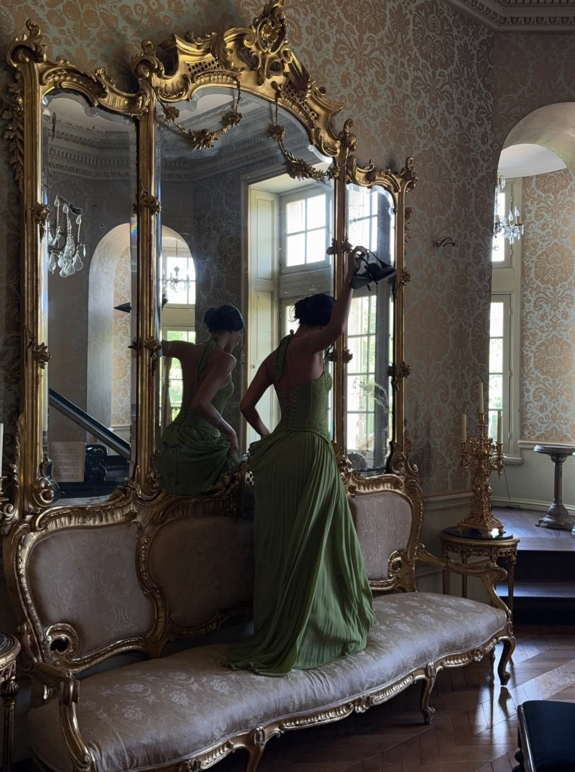 ✨ FENITY — Gaia Gown in Emerald Green | Formal & Event Hire