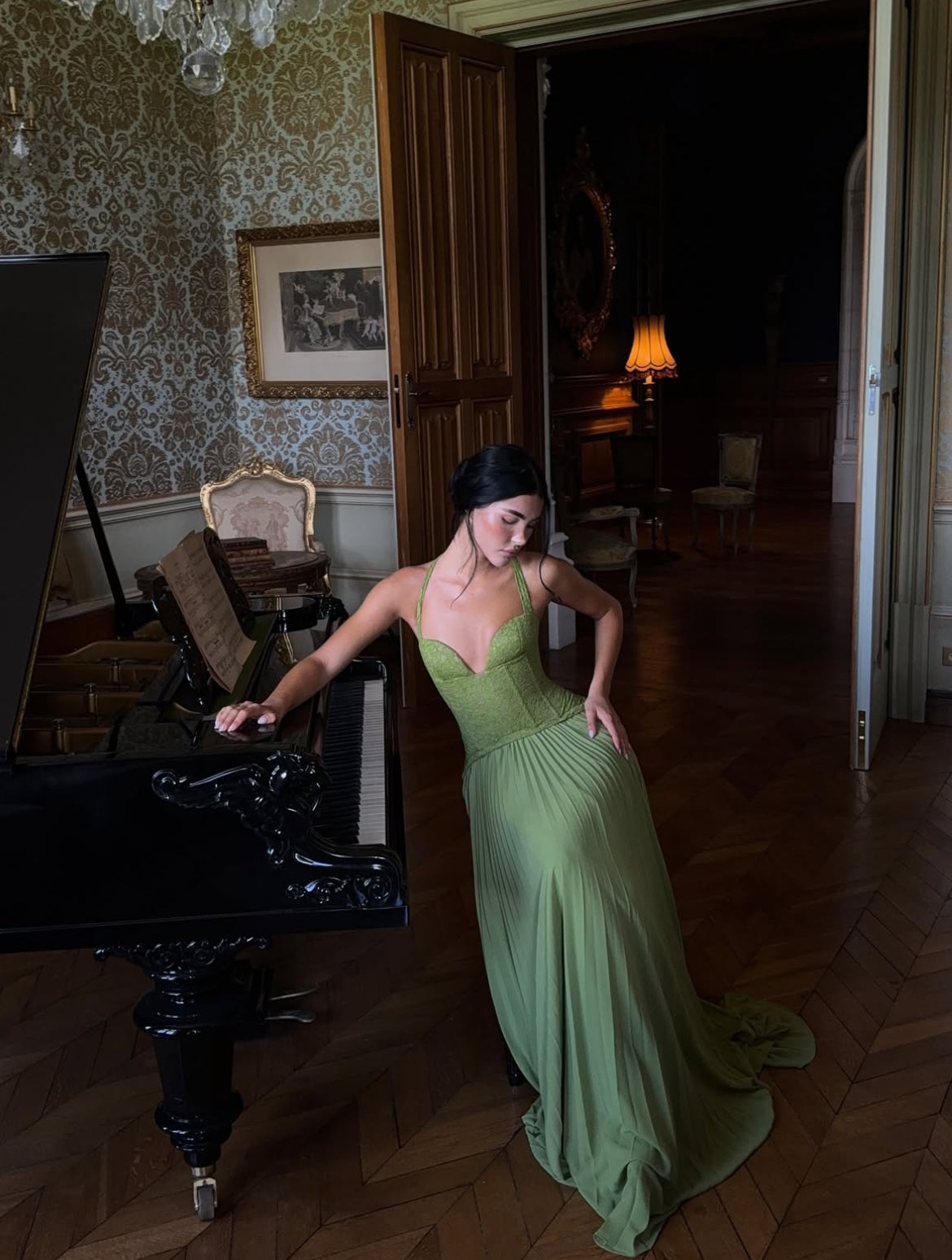 ✨ FENITY — Gaia Gown in Emerald Green | Formal & Event Hire