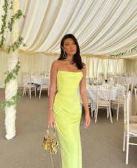 House Of CB - Adrienne Corset Dress - Lime Green