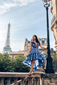 Magali Pascal - Botanic Dress - Iris Blue/Purple