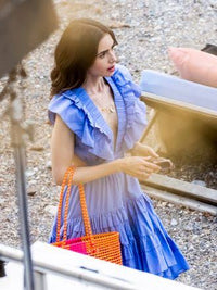 Magali Pascal - Botanic Dress - Iris Blue/Purple