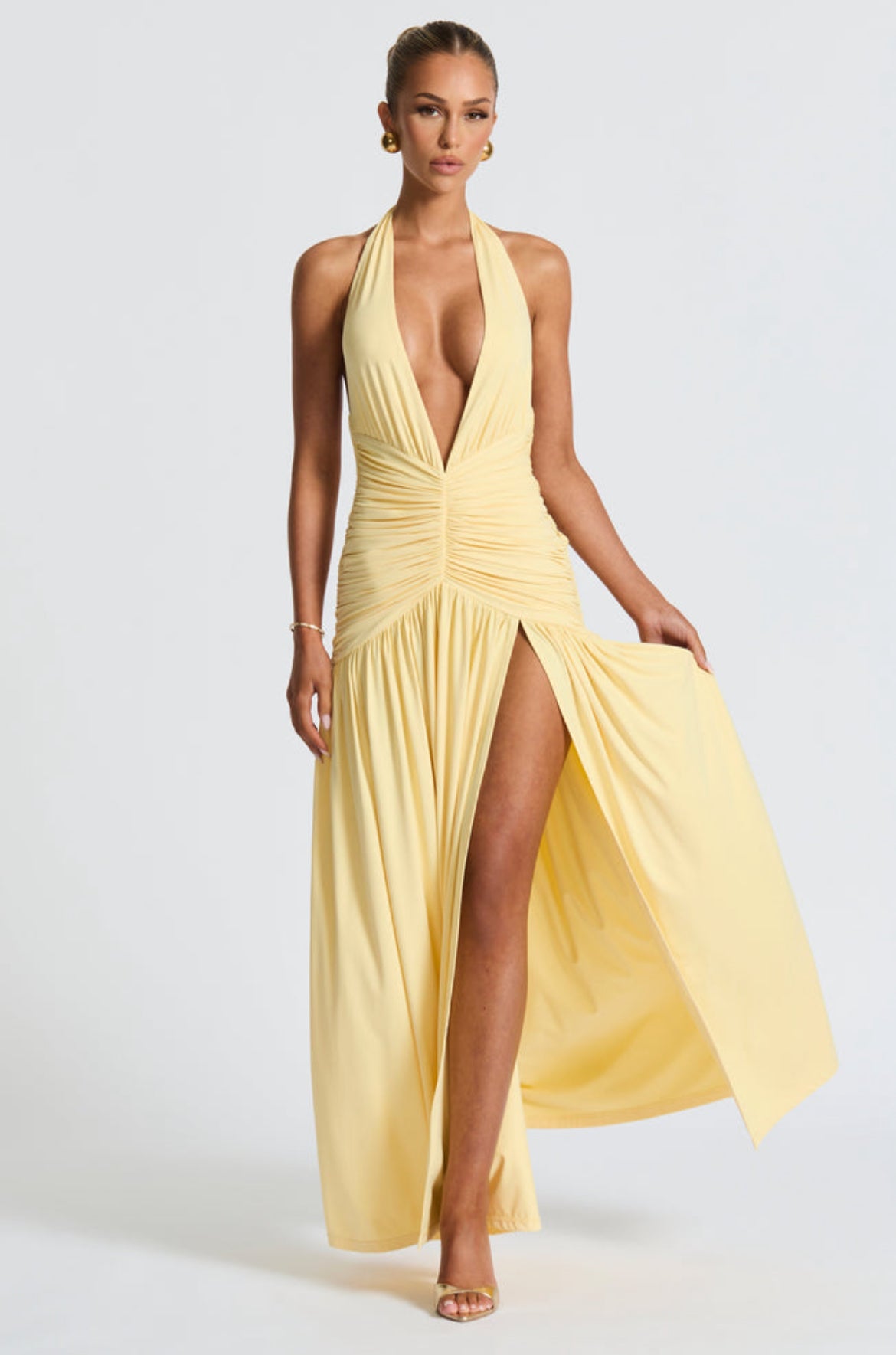 ✨ Melania Maxi Dress in Yellow | Formal & Event Hire
