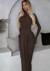 The Emma Maxi Set - Chocolate Brown
