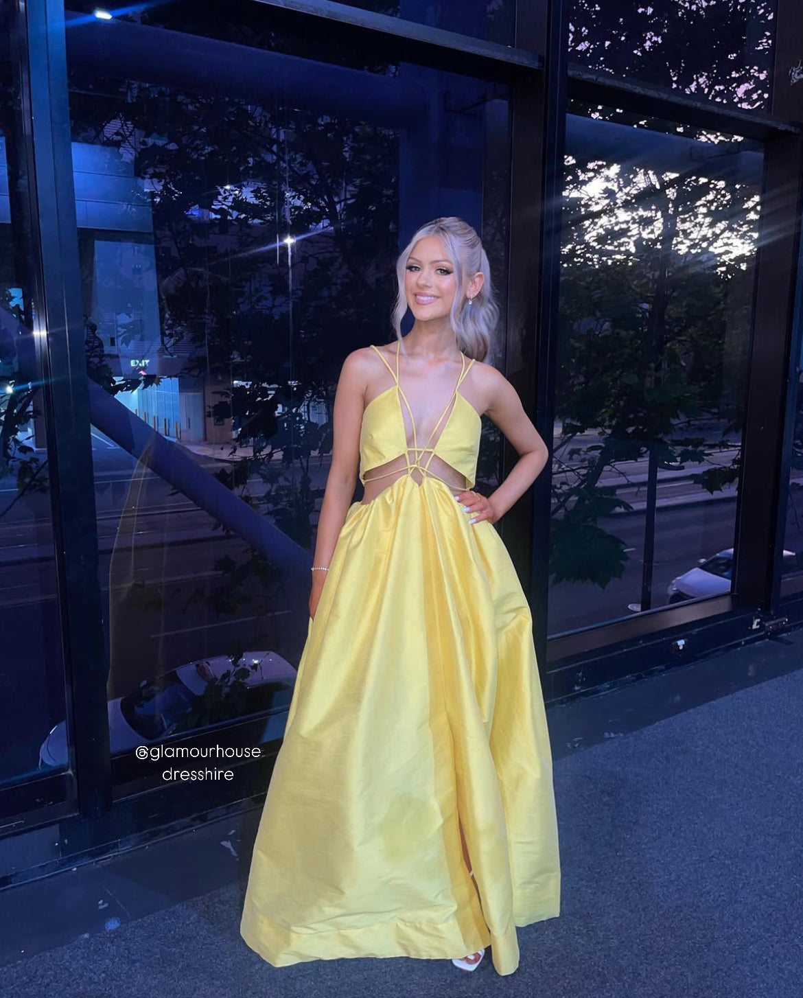 Helen O’Connor - Supernova Gown - Yellow