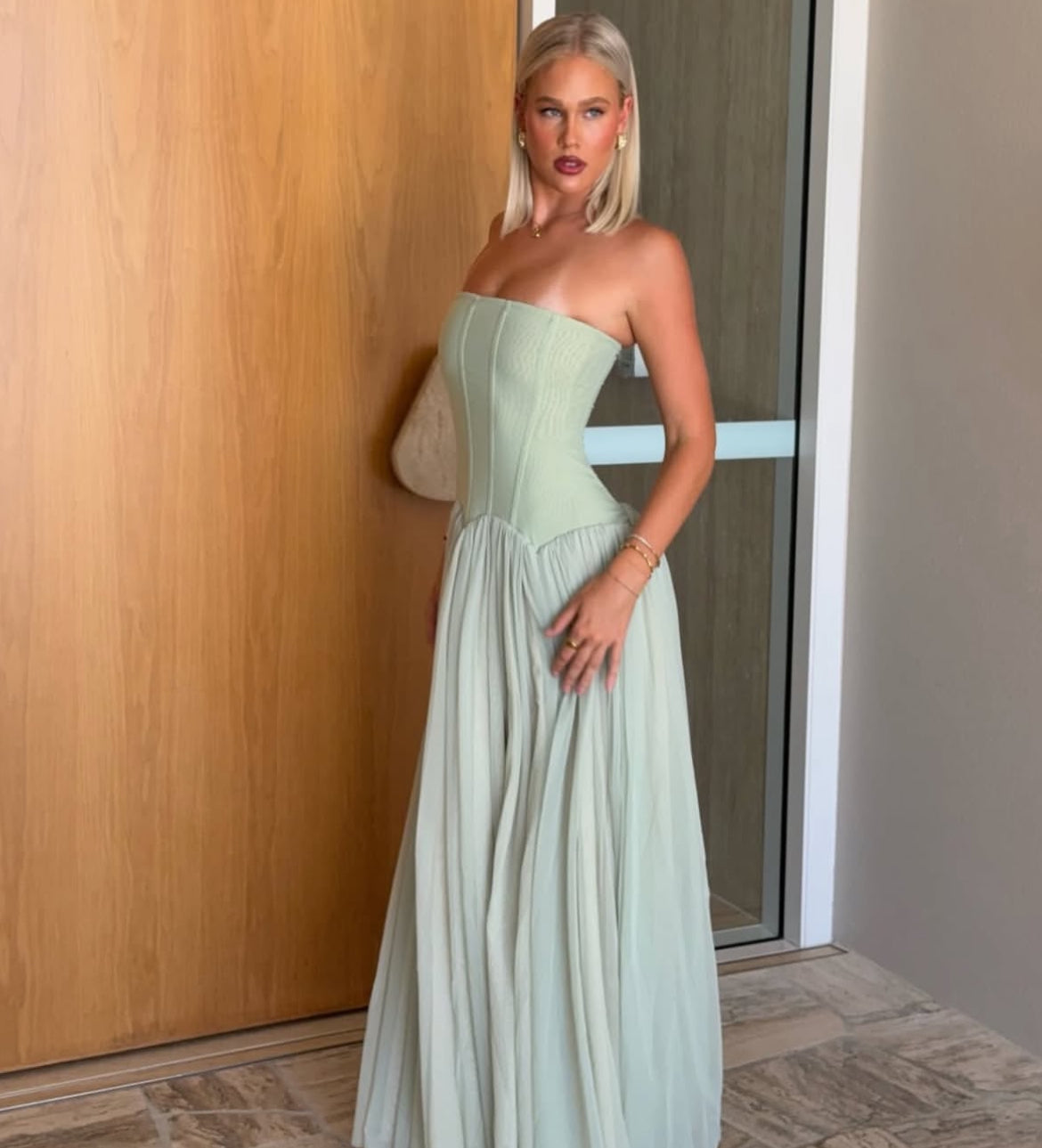 ✨ Magic Muse Maxi Dress in Mint | Formal & Event Hire