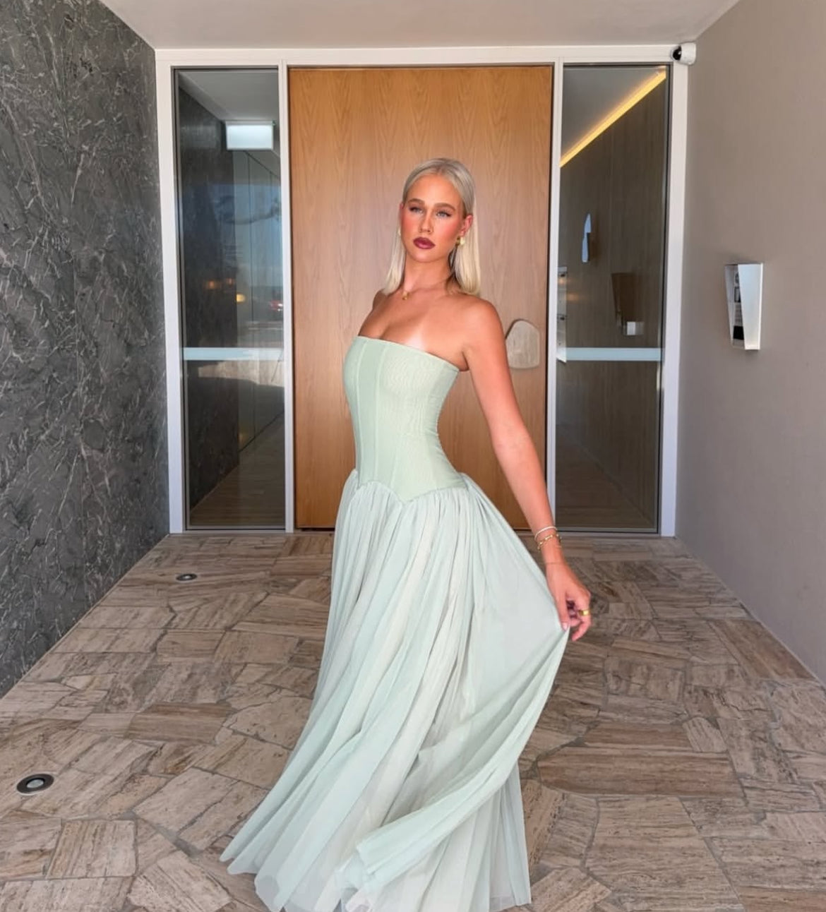 ✨ Magic Muse Maxi Dress in Mint | Formal & Event Hire
