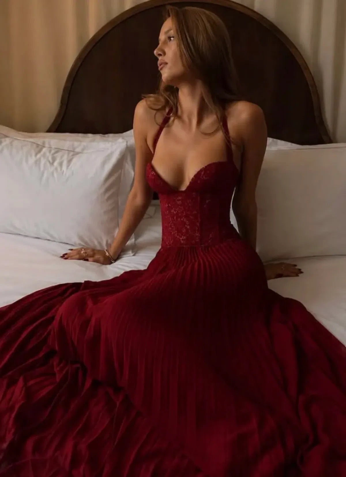Fenity Gaia Gown | Red | Formal Dress Hire Adelaide