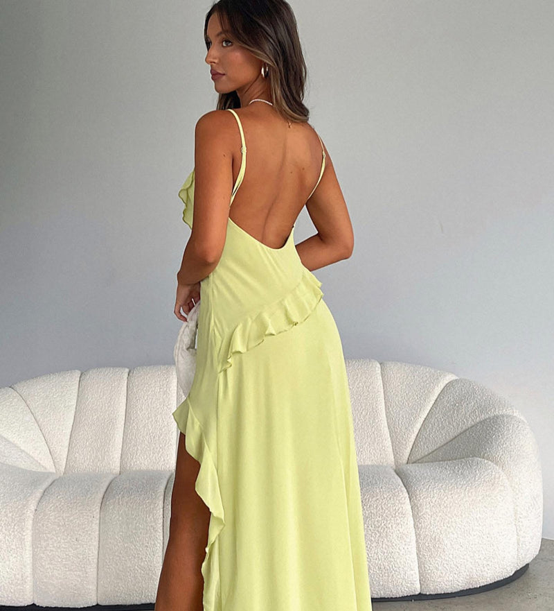 Other Formal - High Low Maxi Dress - Pistachio Green