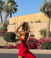 Other Formal - High Low Maxi Dress - Red