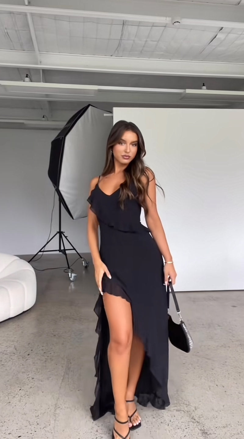 Other Formal - High Low Maxi Dress - Black