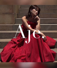 ✨ AJE — Selestia Gown in Scarlet Red | School Formal & Event Hire