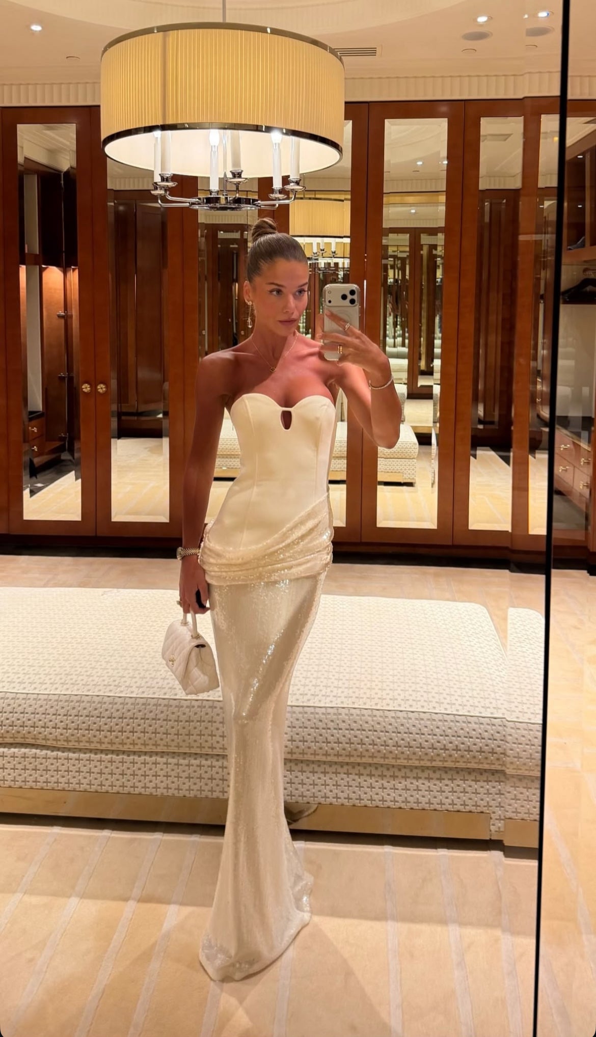 ✨ Kaia Gown - LIMITED EDITION ✨ Birthday Edition 01 - Ivory Sequin Maxi Dress | Formal & Event Wear