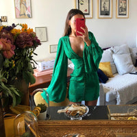 Rat & Boa - Isabella Dress - Emerald Green