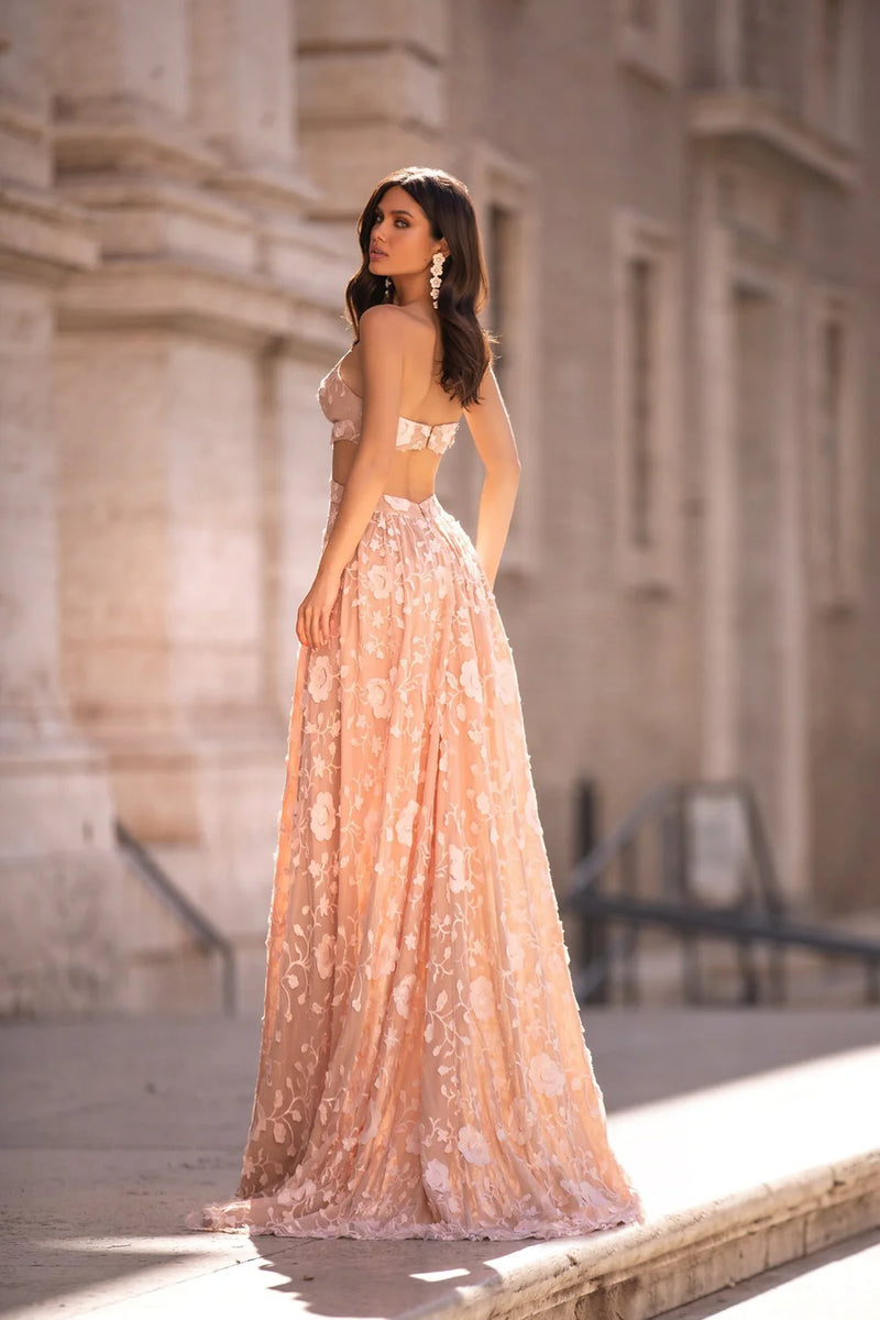 Alamour - Ferraro Gown - Naked Blush