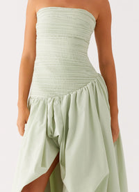 Mint Bubble Maxi Dress - Mint Green