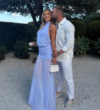 Maris Gown in Periwinkle Blue/Purple