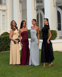 ✨ Bordeaux Maxi Dress in Deep Red | Formal & Event Hire