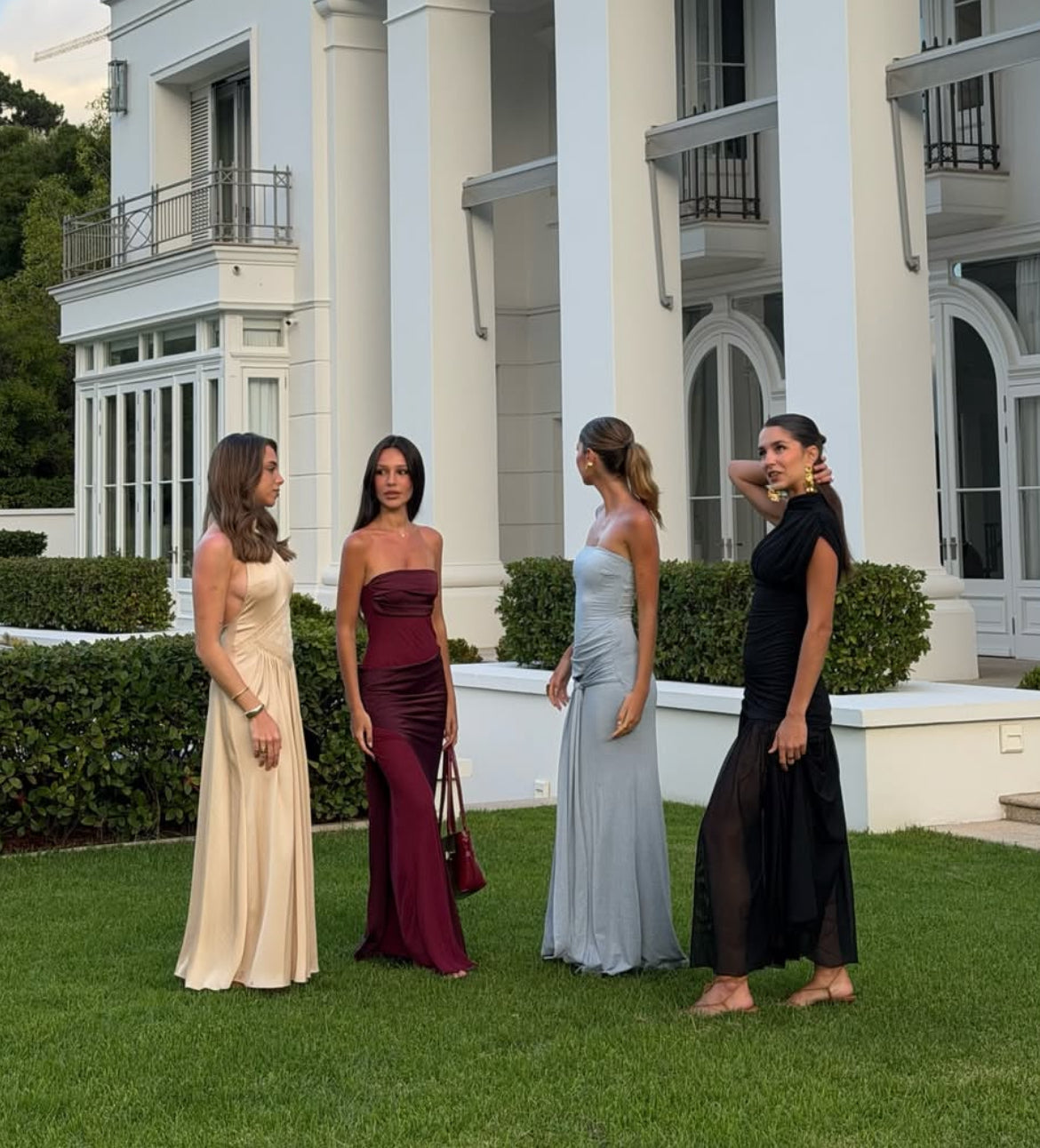 ✨ Bordeaux Maxi Dress in Deep Red | Formal & Event Hire