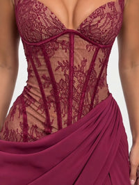 Bonita Maxi Dress in Mulberry | Formal Dress Hire Adelaide