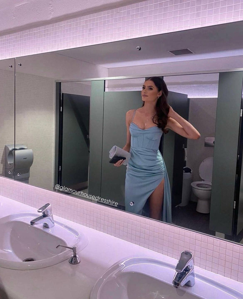 Other Formal - Elaina Pale Blue Corset Gown
