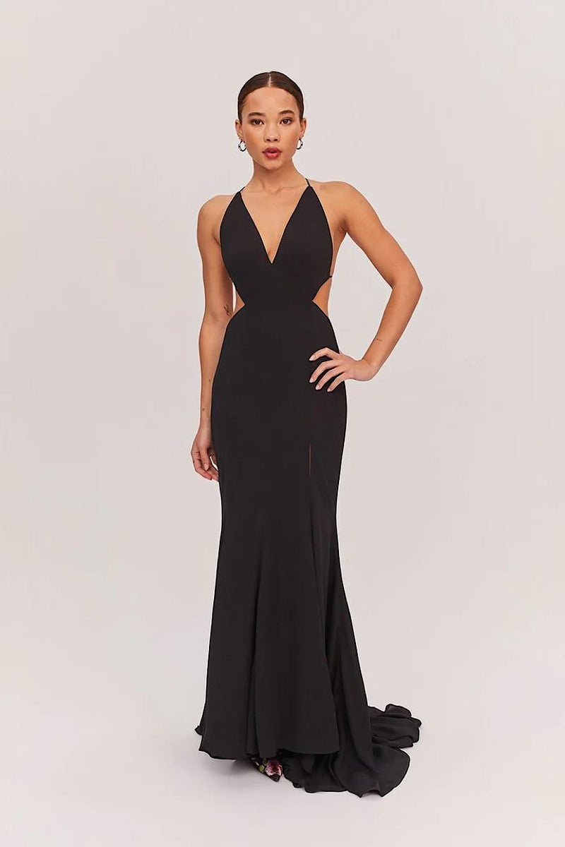 Fame & Partners - Nikita Gown - Black - Ivory